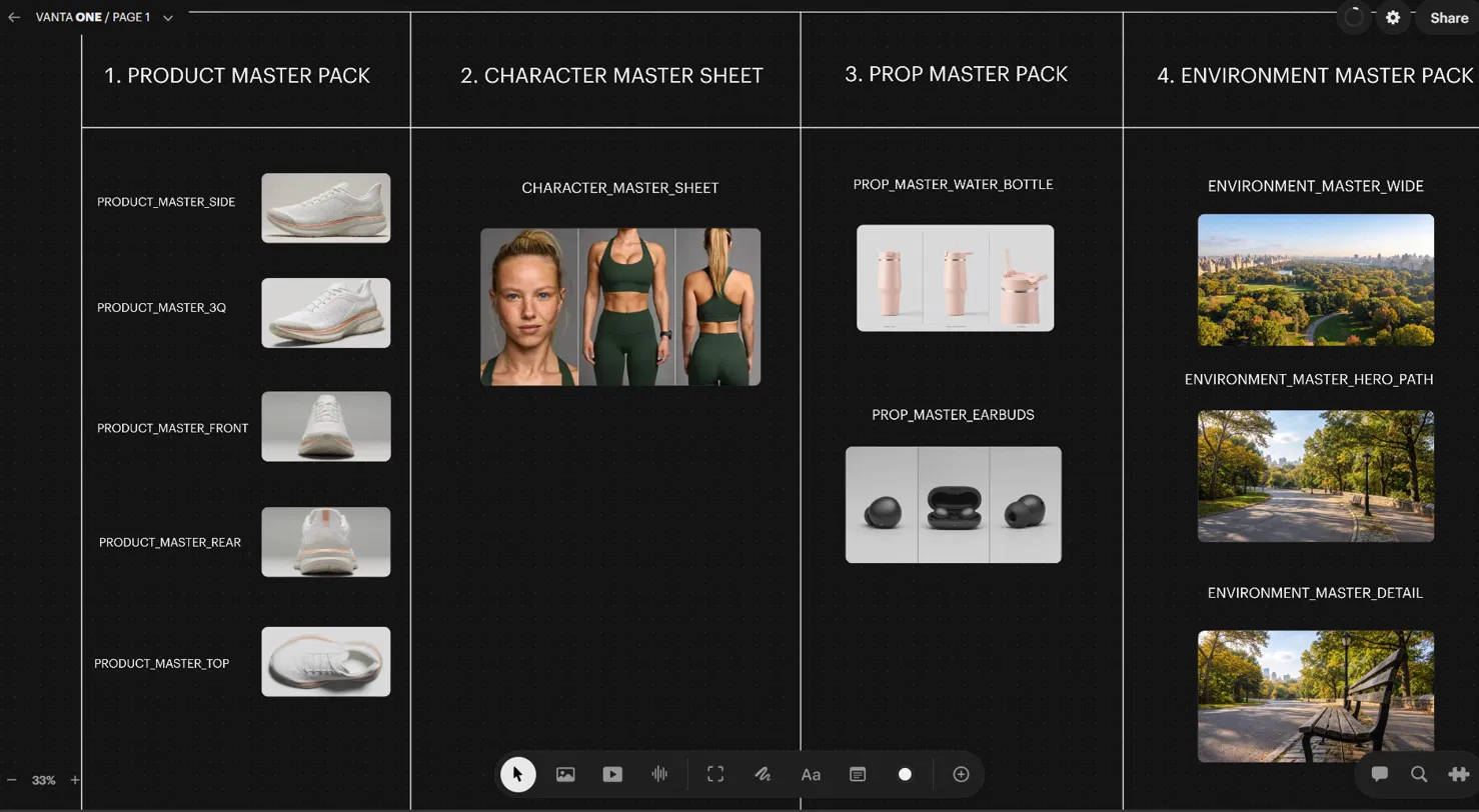 Product, character, prop and environment master packs in detail